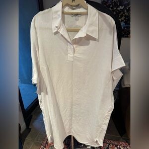 COS White Linen Dress